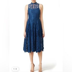 Free People Blue Lace Dress